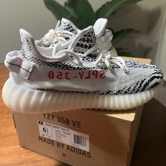 Yeezy 350 Zebra size 6.5 NIB - Picture 3 of 9